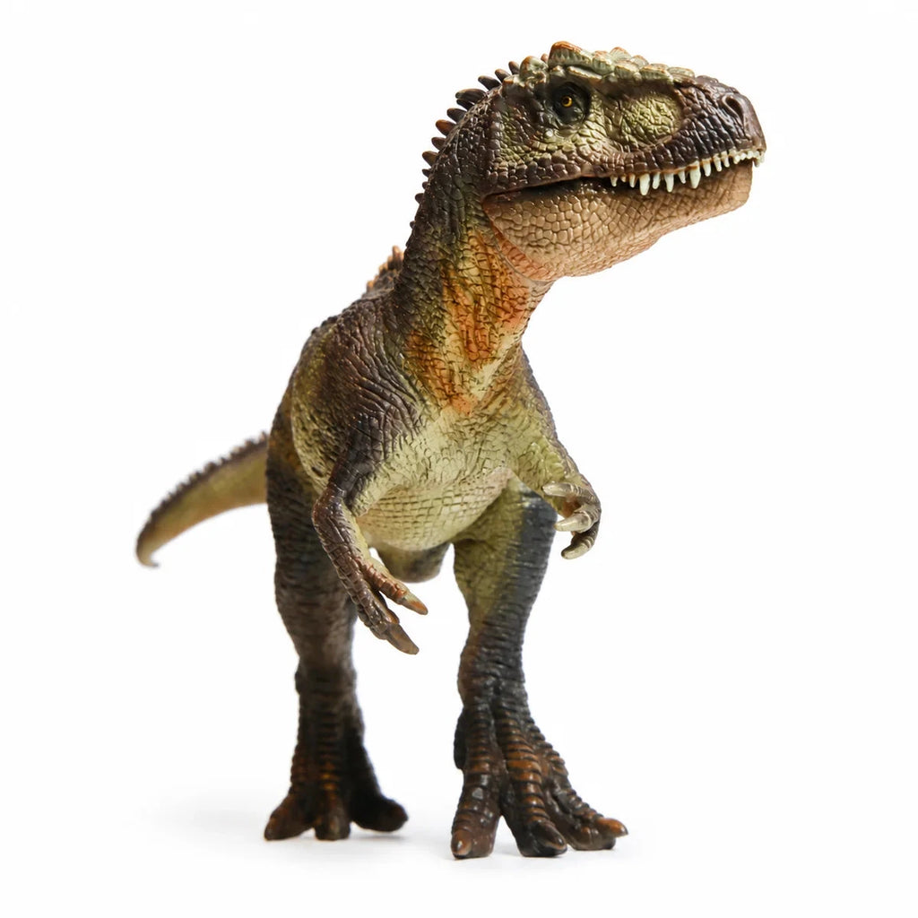 faunov Giganotosaurus T5004 figure, front three-quarter view with closed jaw on a white background