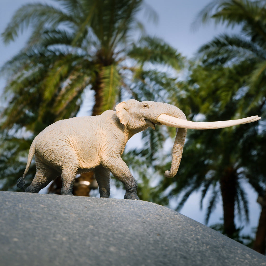 Yellow River Elephant Figure, displayed in a natural scene