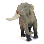 Yellow River Elephant Figure, front view on a white background