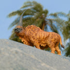 Elasmotherium Figure, displayed in a natural scene