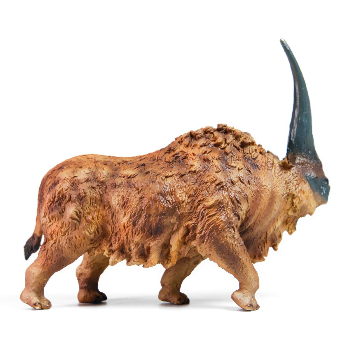 Elasmotherium Figure, right-side view on a white background