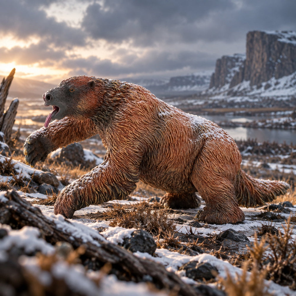Megatherium Giant Ground Sloth Figure