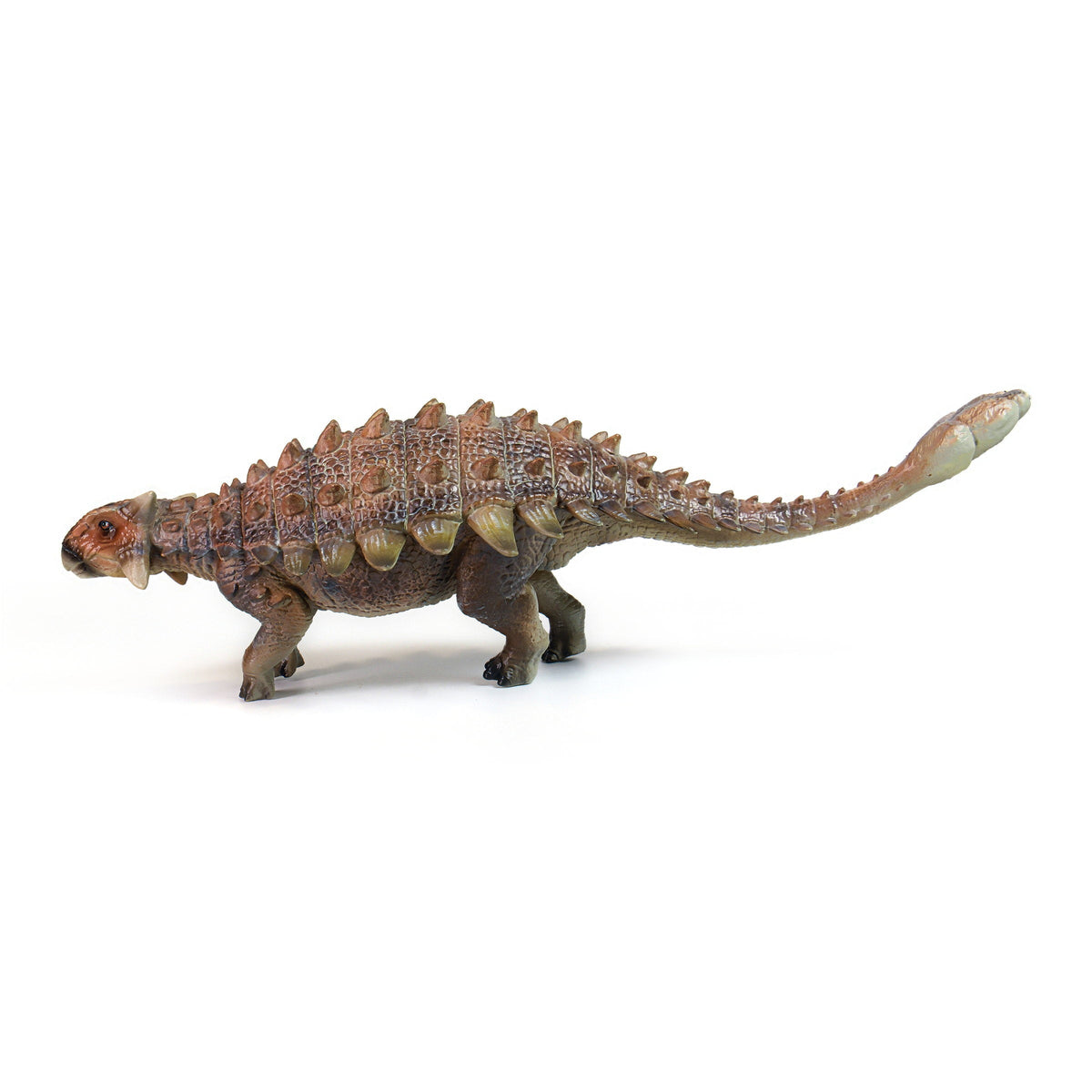 Ankylosaurus Figure, left-side view on a white background