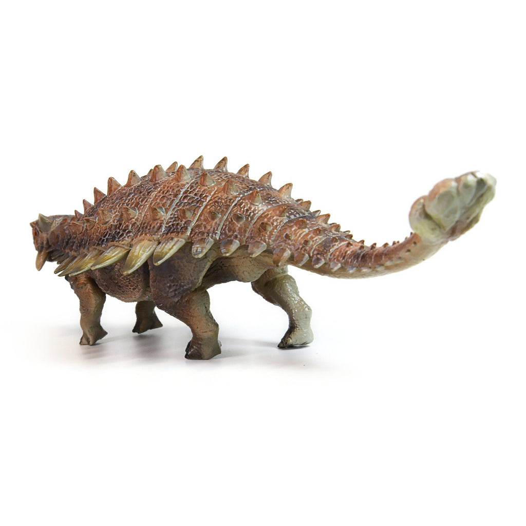 Ankylosaurus Figure, left-rear view on a white background
