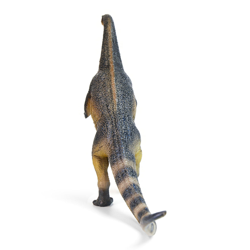 Lufengosaurus Figure, rear view on a white background